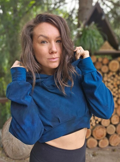 Limited Edition Carob Cropped Hoodie