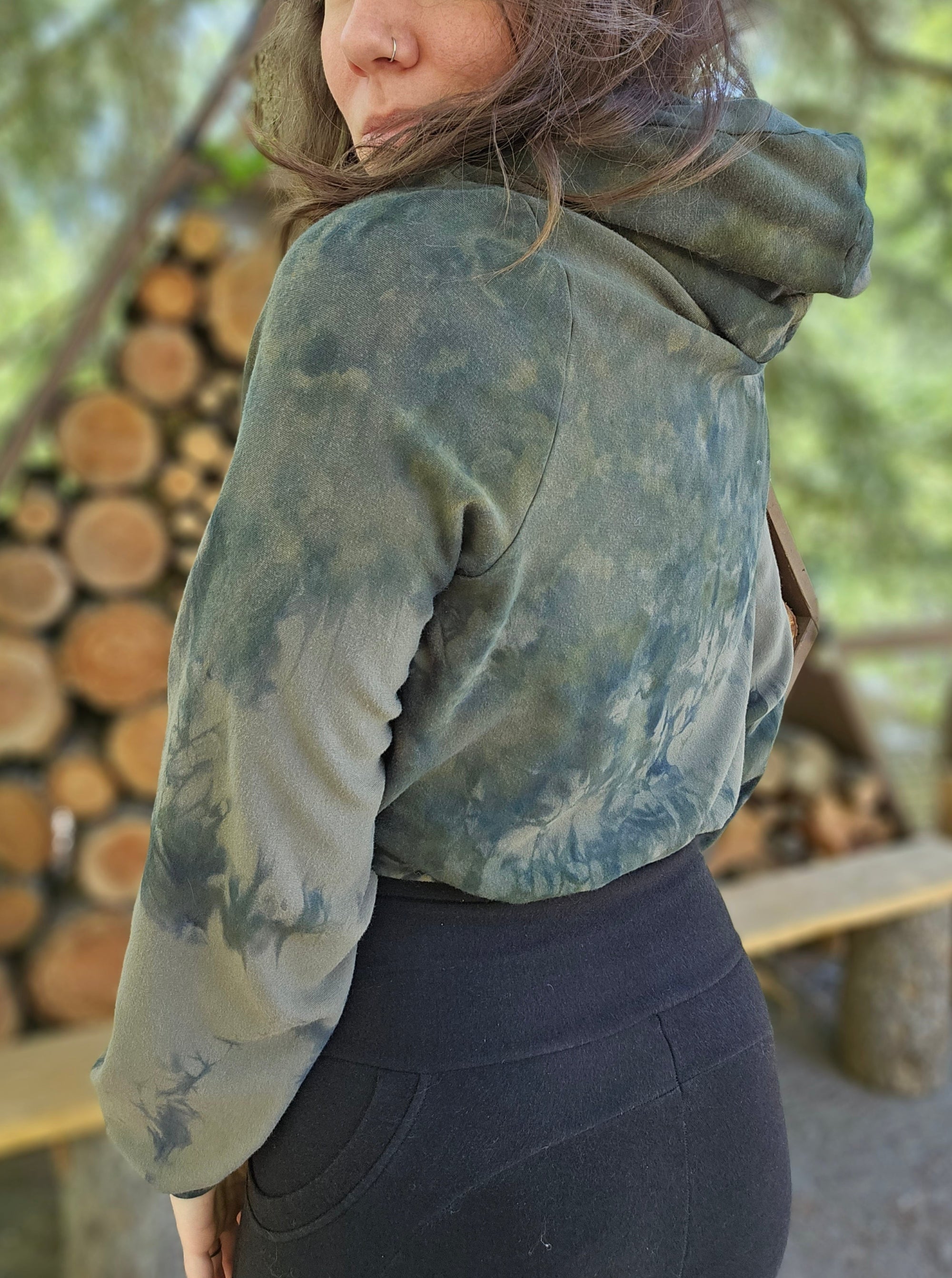 Limited Edition Carob Cropped Hoodie