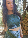 Limited Edition Reversible 4-Way Cassia Crop Top - Green