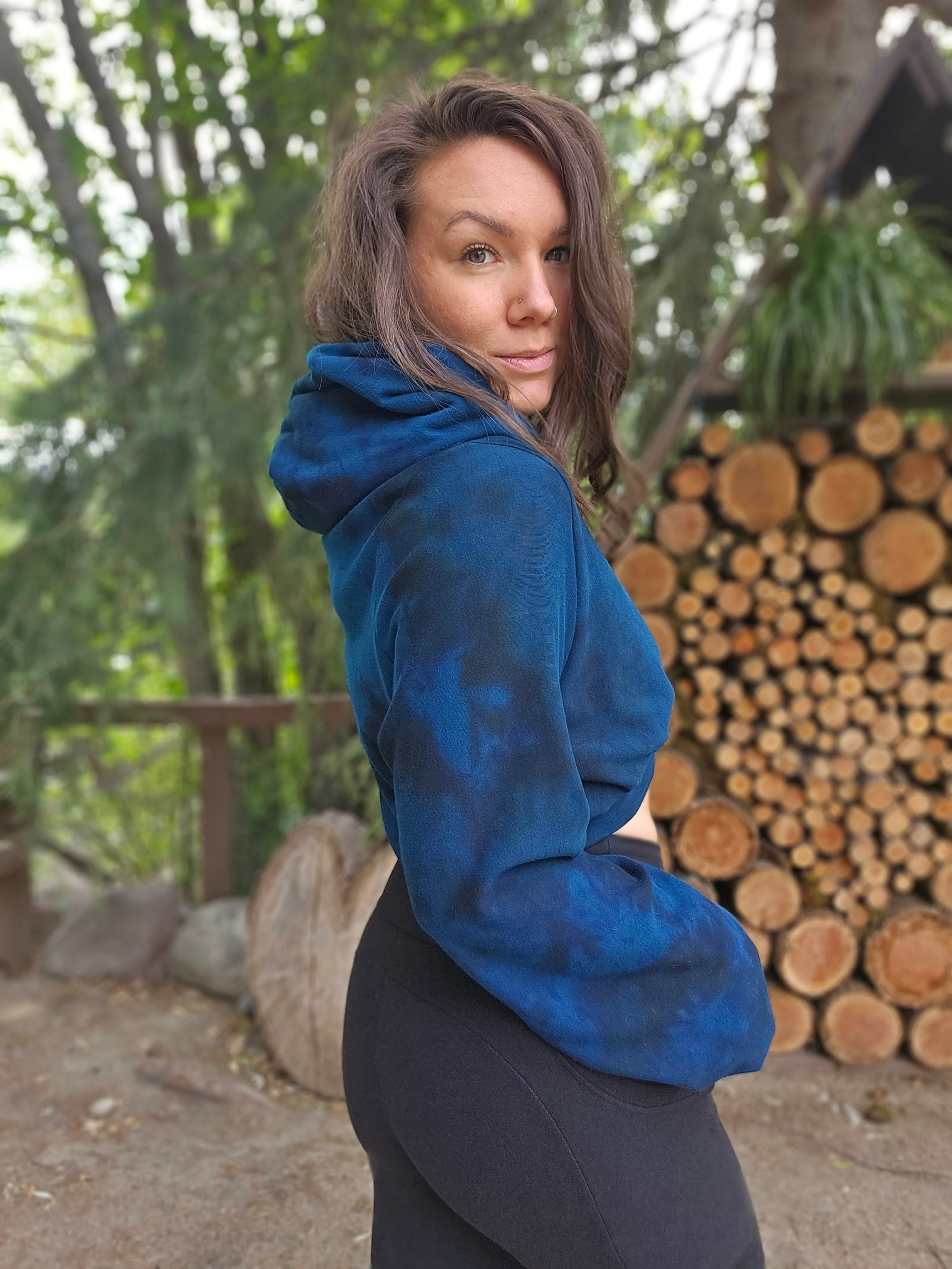 Limited Edition Carob Cropped Hoodie