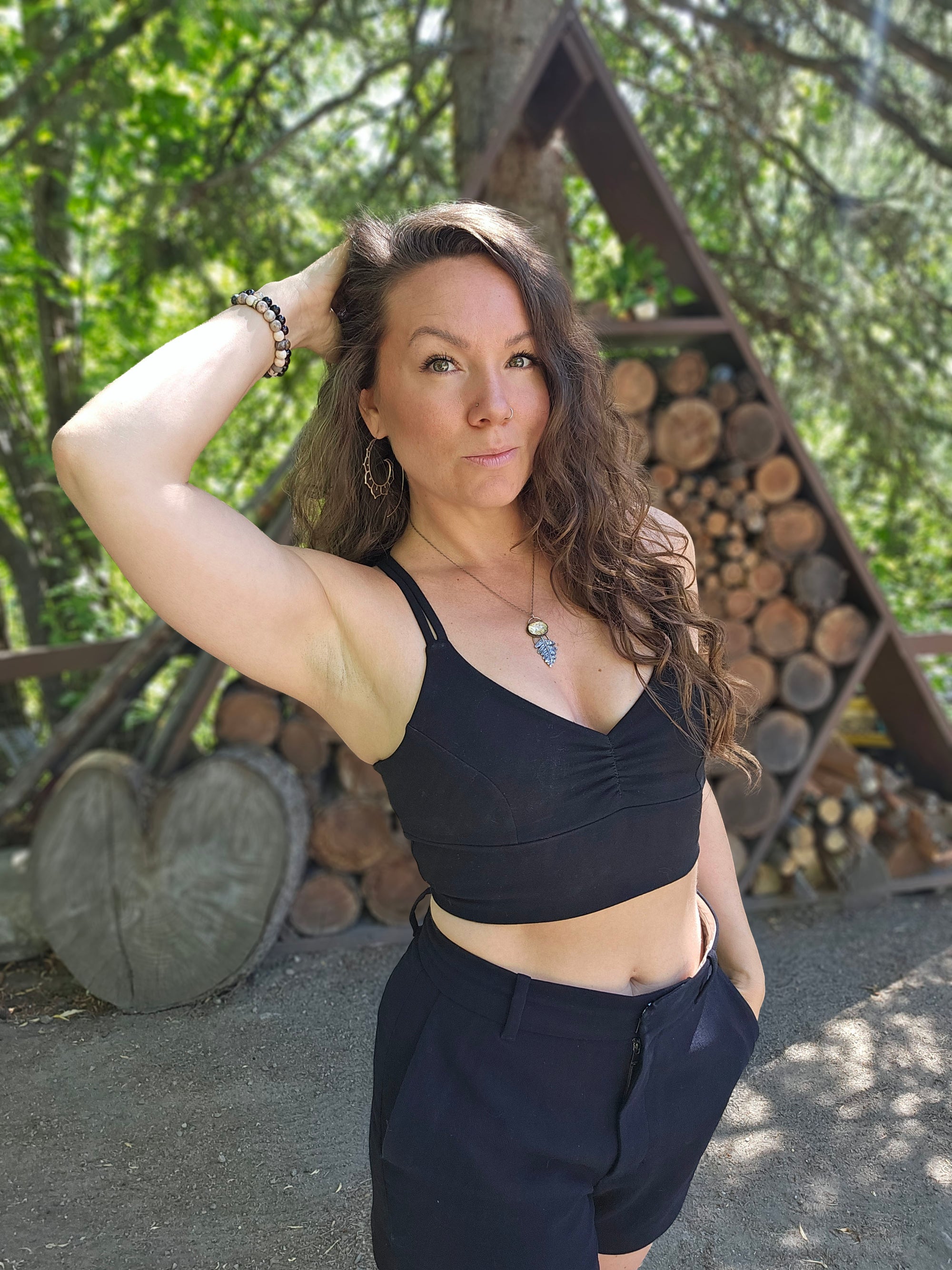 Bamboo Bralette - Black