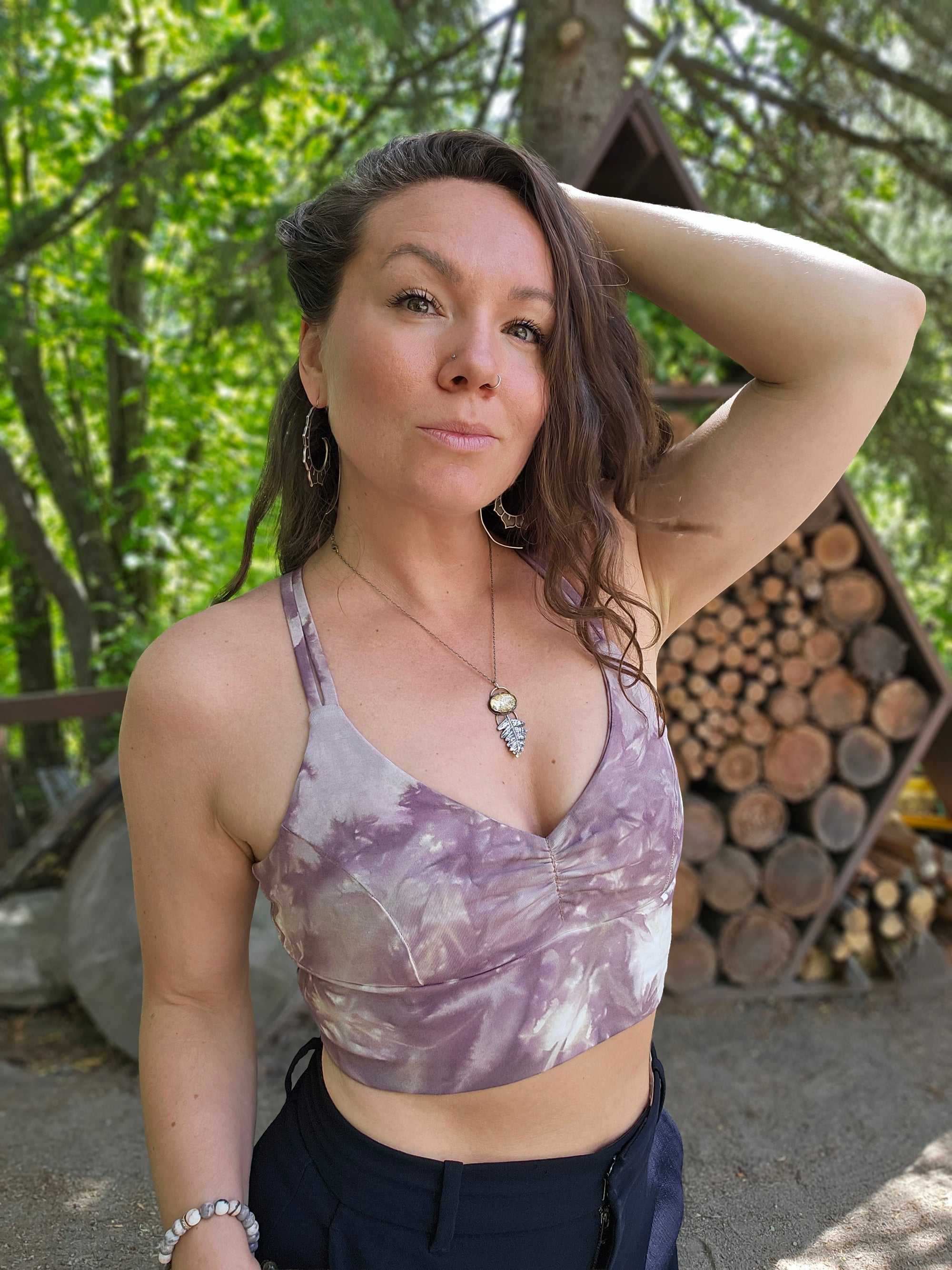 Bamboo Bralette - Amethyst