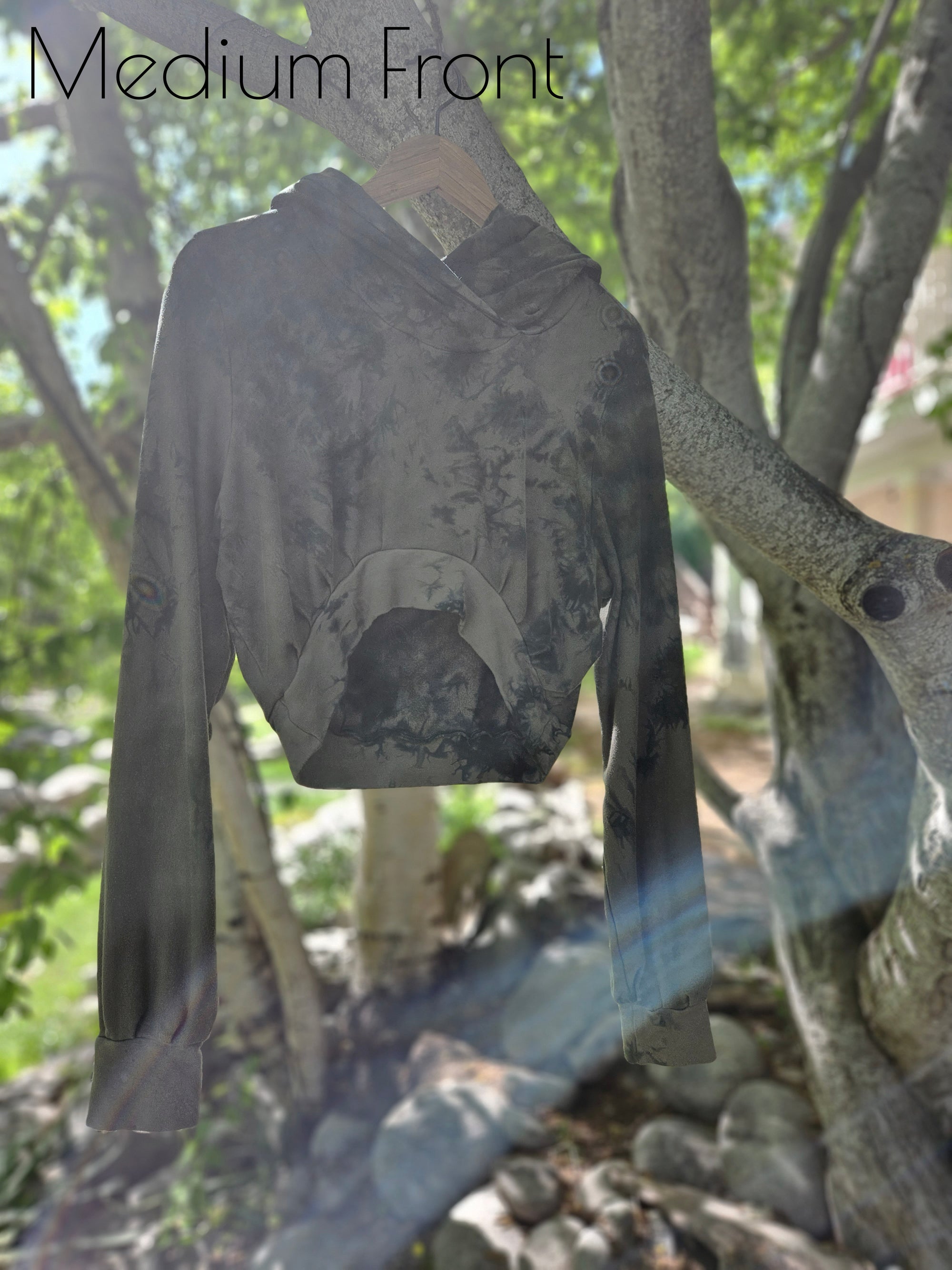 Limited Edition Carob Cropped Hoodie