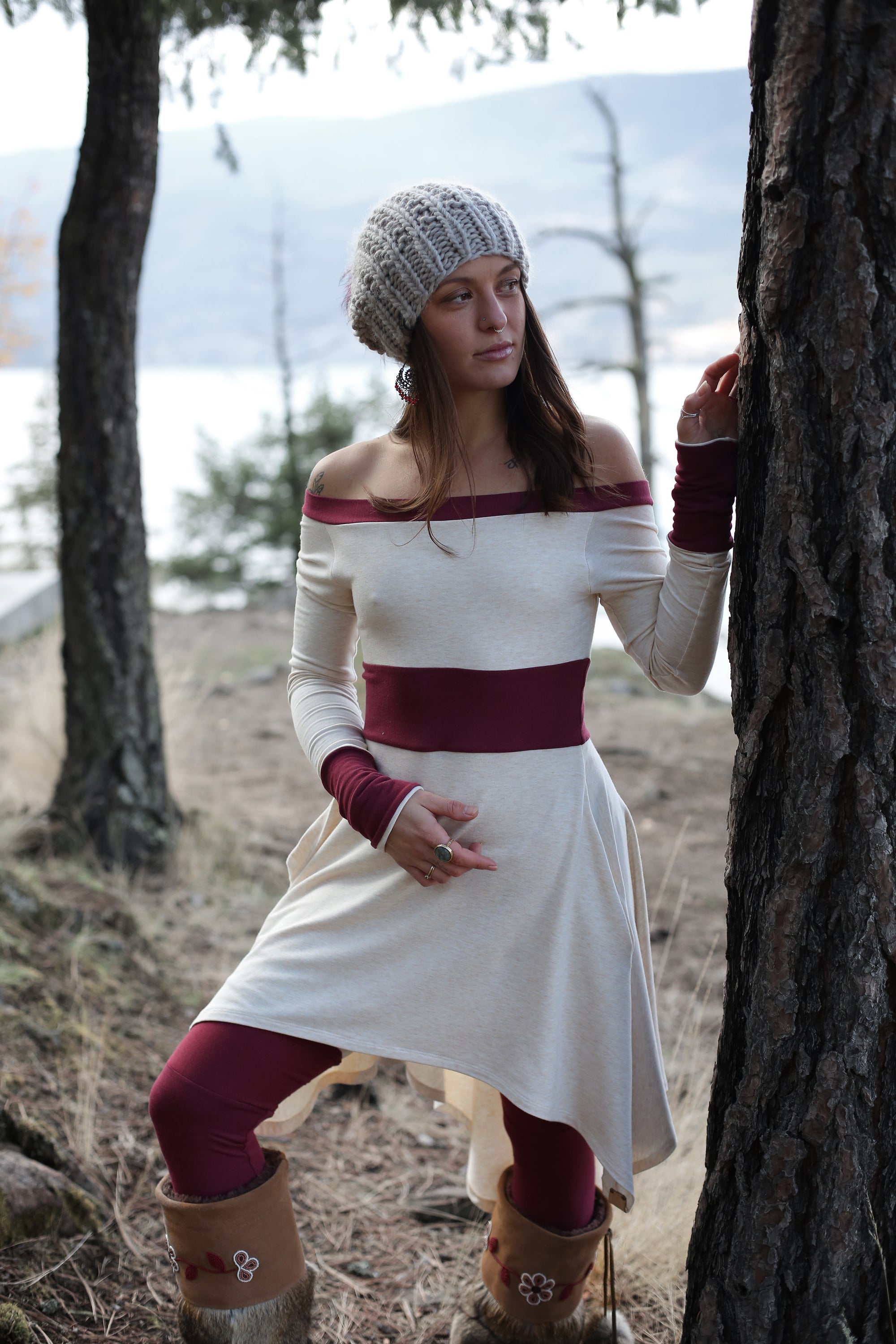 Long Sleeve Rosewood Dress