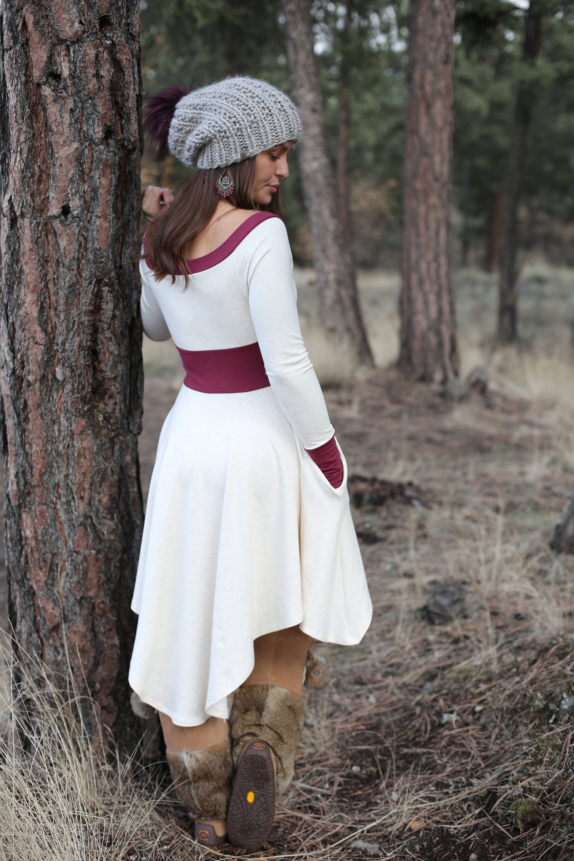Long Sleeve Rosewood Dress