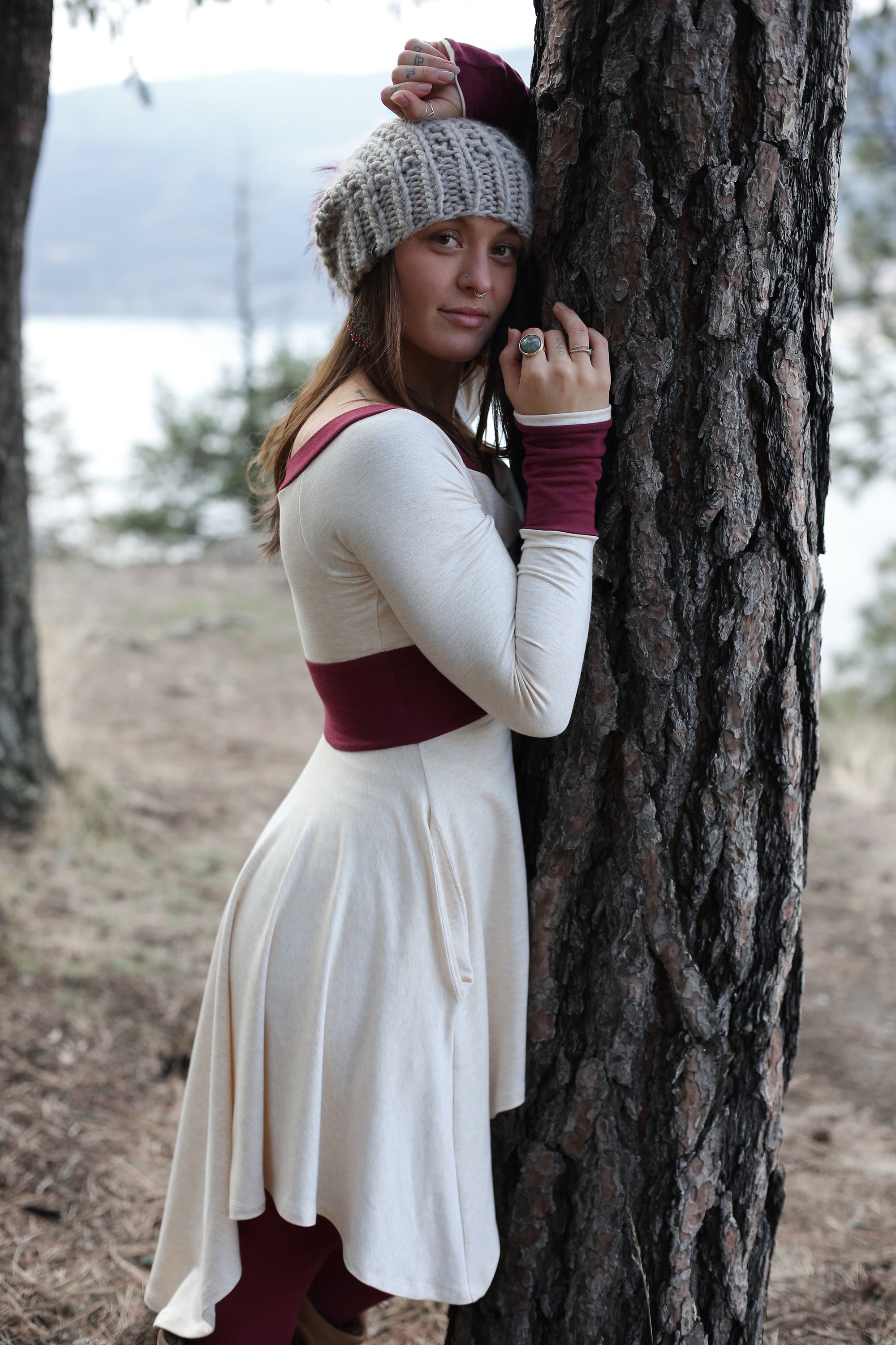 Long Sleeve Rosewood Dress