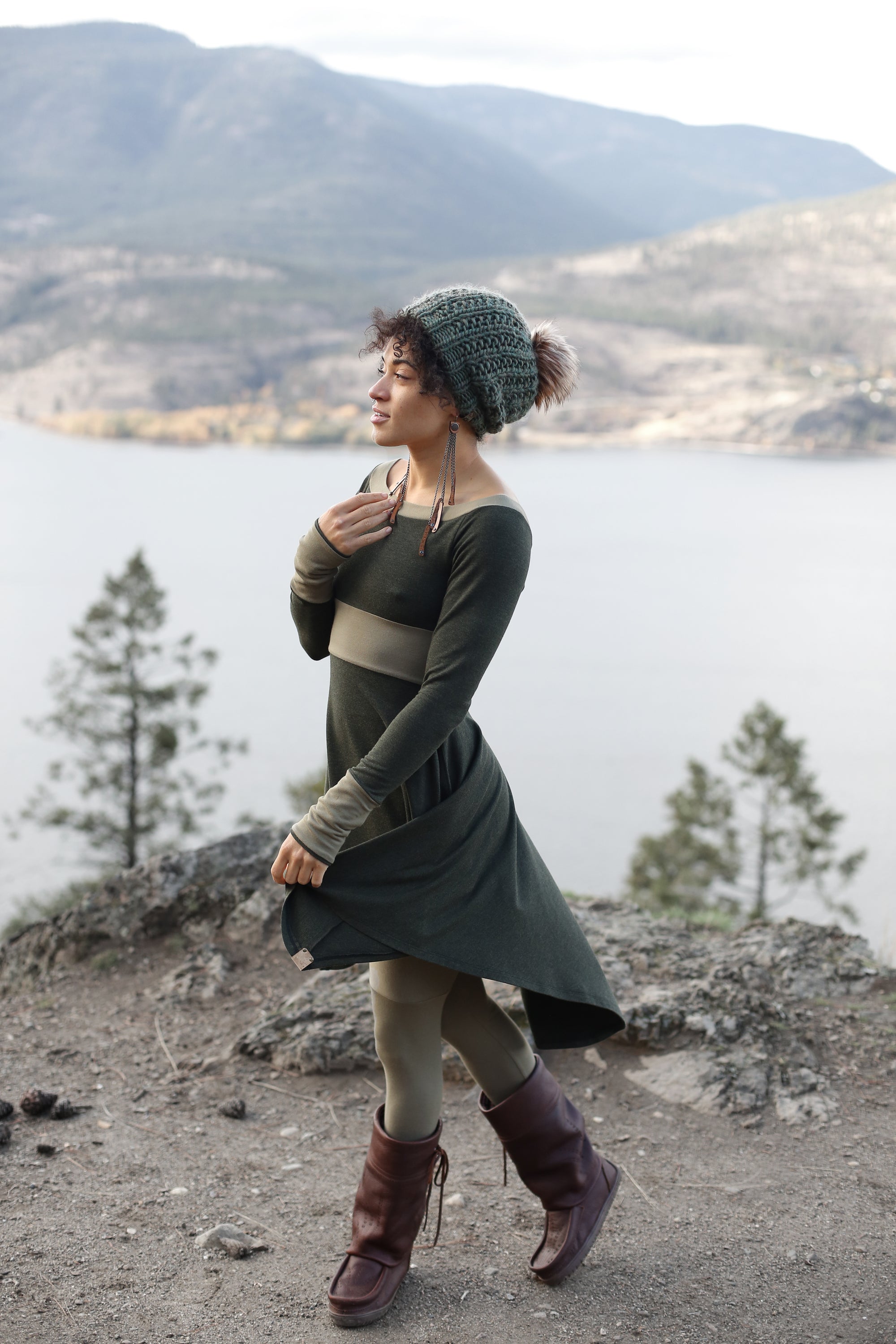 Long Sleeve Rosewood Dress