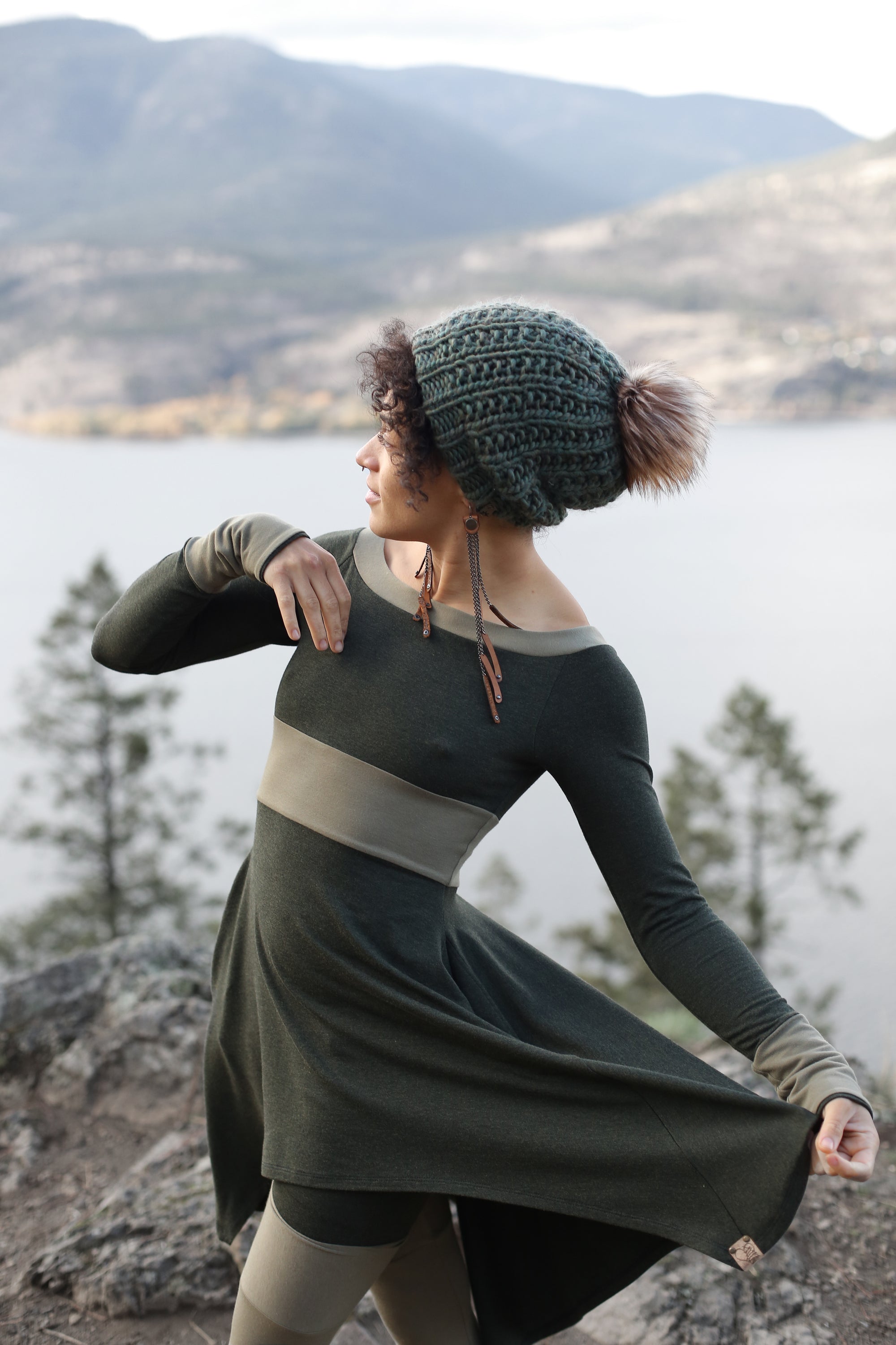 Long Sleeve Rosewood Dress