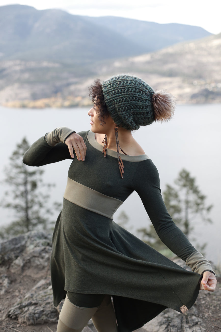 Long Sleeve Rosewood Dress