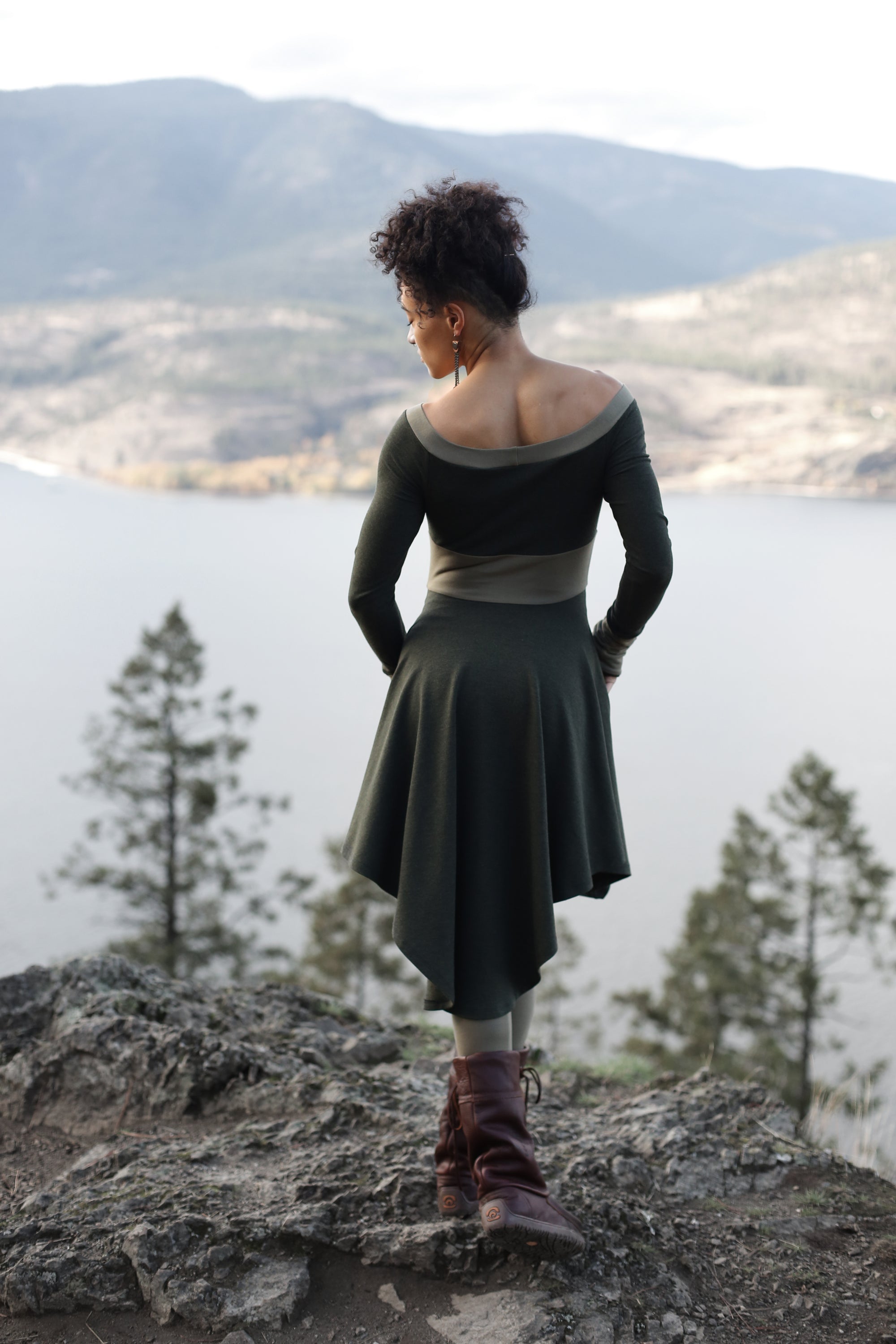 Long Sleeve Rosewood Dress